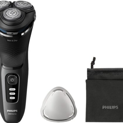 Máquina de Barbear Elétrica Shaver 3000 Series (Preto) - PHILIPS