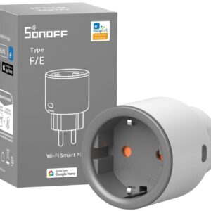 Tomada Inteligente Wi-Fi 16A S60TPF c/ Medidor de Consumo (Branco) - SONOFF