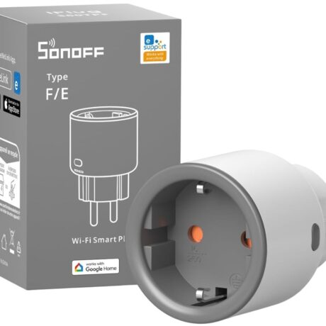 Tomada Inteligente Wi-Fi 16A S60TPF c/ Medidor de Consumo (Branco) - SONOFF