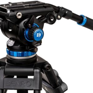 Cabeça de Tripé 3/8 Fluído S6PRO (Preto) - BENRO