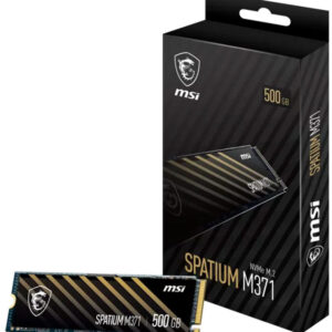 SSD M.2 2280 Spatium M371 500GB 3D NAND NVMe - MSI