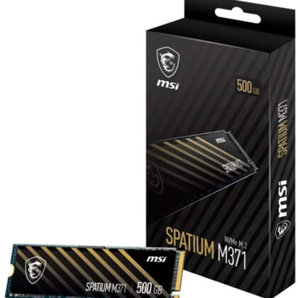 SSD M.2 2280 Spatium M371 500GB 3D NAND NVMe - MSI