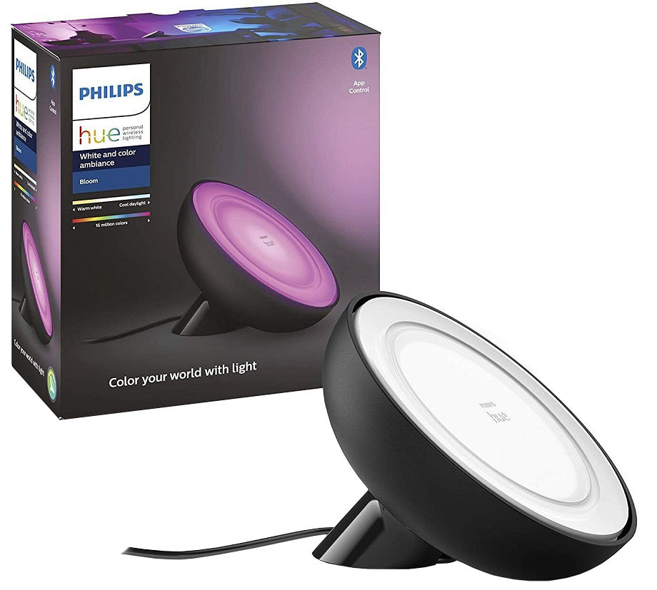 Candeeiro Inteligente de Mesa Bloom (Preto) - PHILIPS HUE