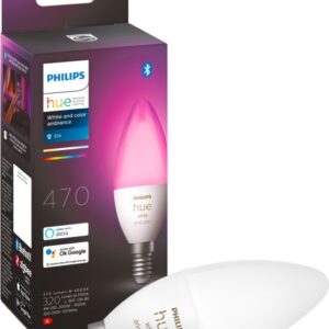 L?mpada LED Inteligente Vela E14 RGB + 5,3W (B39) - PHILIPS HUE