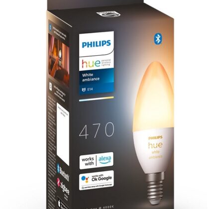 Lâmpada LED Inteligente Vela E14 5,2W + 470Lm (B39) - PHILIPS HUE