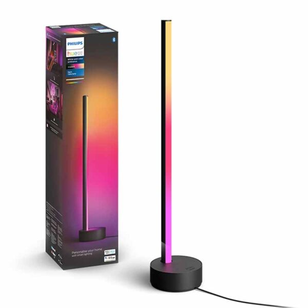 Lâmpada de pé alto LED Gradient Signe (Preto) - PHILIPS HUE