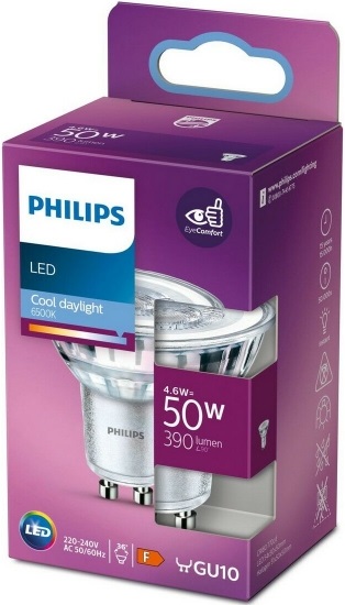 Lâmpada LED GU10 4,6W 6500K 390Lm - PHILIPS