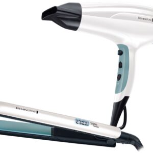 Pack Secador de Cabelo + Alisador de Cabelo S8500GP Shine Therapy Gift Set - REMINGTON