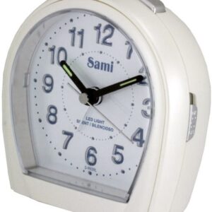 Relógio/Despertador Analógico (Branco) - SAMI