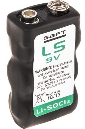 Pilha de Lithium 9V 6LR61 - SAFT