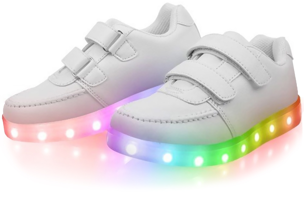 Sapatilhas DiscoSneakers c/ LEDs (Tamanho 30) - PartyFunLights