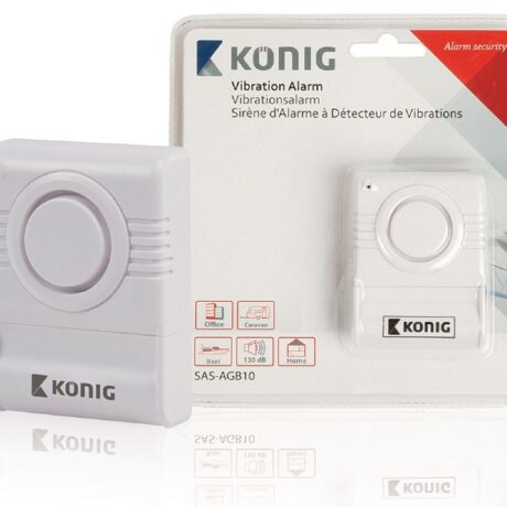 Sensor Detector s/ Fios Contra Quebra de Vidros (130dB) - KONIG