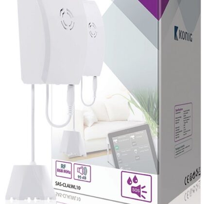 Sensor de Fugas de Água Inteligente (95dB) - KONIG