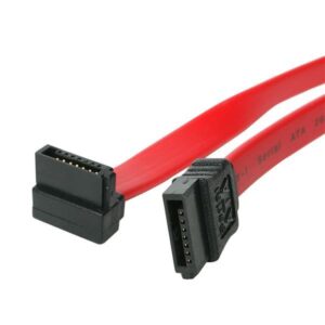 Cabo SATA F?mea - F?mea Vermelho (45 cm) - STARTECH