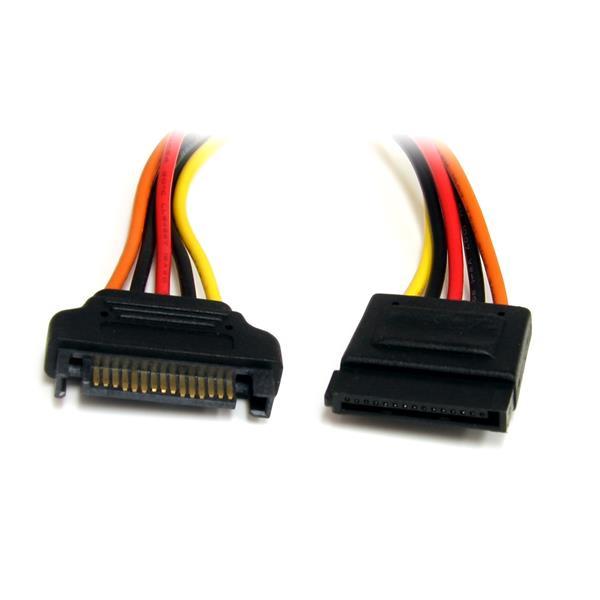 Cabo de Alimentação SATA 15 PIN Macho - SATA 15 PIN Fêmea (30cm) - STARTECH