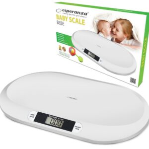 Balança Digital Branca Capacidade 20Kg p/ Bebés - ESPERANZA