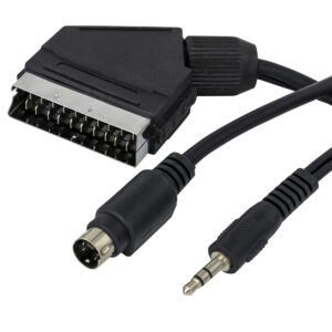 Cabo SCART Macho - S-VIDEO + Jack 3,5mm St?reo (5 mts)