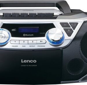 Rádio Portátil FM c/ Leitor de CD/MP3/Bluetooth e DAB+ SCD 720 - LENCO