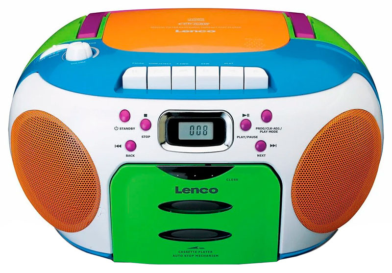 Rádio Portátil SCD 971 c/ Leitor de CDs e Cassete - LENCO