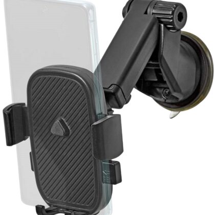 Suporte Universal de Smartphone p/ Carro (Preto) - NEDIS