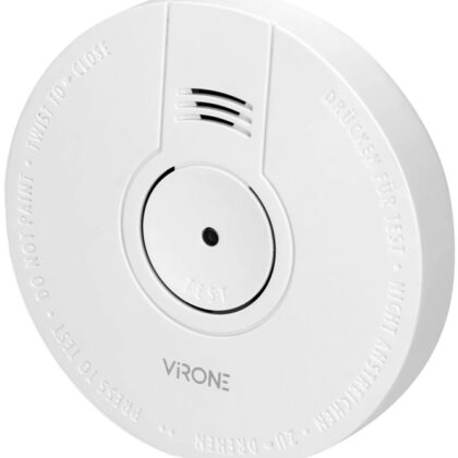 Detector de Fumo c/ Alarme (Bateria 9V) - VIRONE