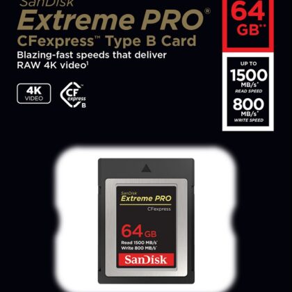 Cartão de Memória EXTREME PRO CFexpress 64GB - SANDISK