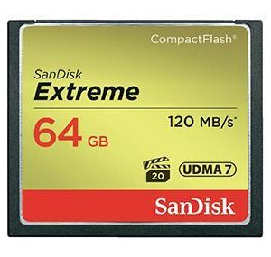 Cart?o de Mem?ria Extreme CF 64GB - SANDISK