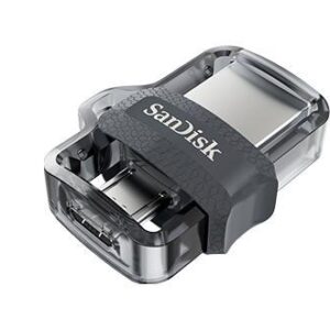 Pen Drive USB Ultra Dual Drive 64GB 3.0 (Transparente) - SANDISK