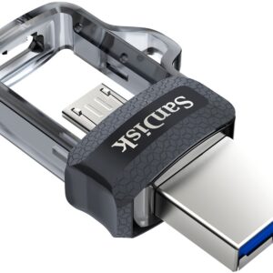 Pen Drive USB 3.0 Ultra Dual Drive 128GB (Transparente) - SANDISK