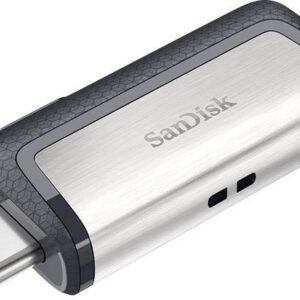 Pen Drive USB/USB C Compatível c/ Smartphones 64GB (Prateado) - SANDISK