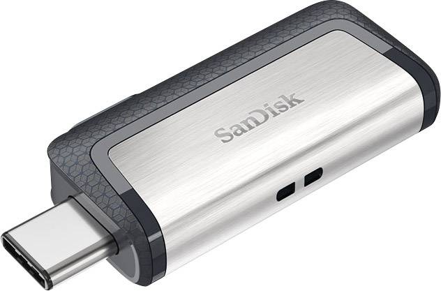 Pen Drive USB/USB C Compatível c/ Smartphones 64GB (Prateado) - SANDISK
