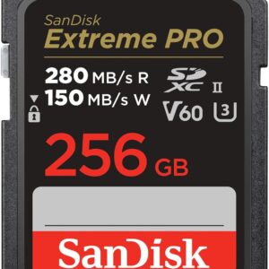 Cart?o de Mem?ria Extreme Pro 256GB SDXC UHS-II Classe 10 - SANDISK