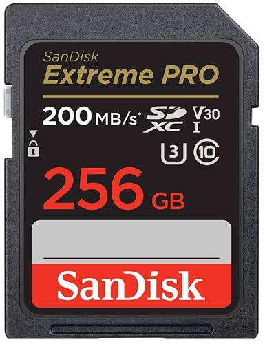 Cartão de Memória Extreme PRO 256GB SDXC UHS-I Classe 10 - SANDISK
