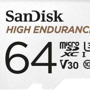 Cartão de Memória 64GB High Endurance MicroSDXC UHS-I Classe 10 - SANDISK