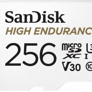 Cart?o de Mem?ria 256GB MicroSDXC High Endurance (Branco) - SANDISK
