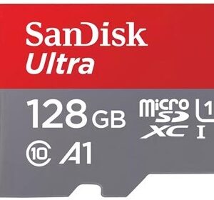 Cartão de Memória Ultra MicroSDXC UHS-I 128GB Classe 10 + Adaptador - SANDISK