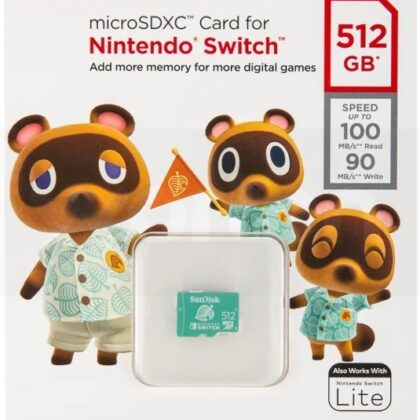 Cartão de Memória 512GB MicroSDXC UHS-I p/ Nintendo Switch - SANDISK