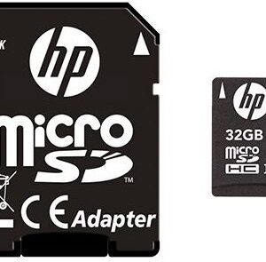 Cartão de Memória 32GB microSDHC Classe 10 + Adaptador - HP