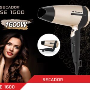 Secador de Cabelo Dobrável 1600W - ORBEGOZO