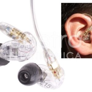 Auscultadores In-Ear Transparente (Cor da Pele) - SHURE