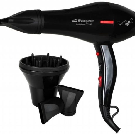 Secador de Cabelo 2200W 2 Velocidades / 2 Temperaturas c/ Difusor e 2 Concentradores - ORBEGOZO