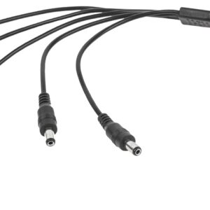 Cabo Adaptador 1 Femea - 5 Machos Alimentação DC (40cm)