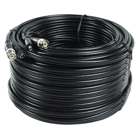 Cabo Extens?o BNC RG59 + DC 40 mts p/ Cameras