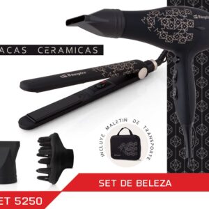 Pack Beleza (Secador + Alisador/Prancha Cabelo) c/ Bolsa Transporte - ORBEGOZO
