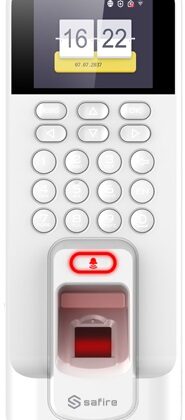 Leitor Biométrico Controlo de Acesso e Presença c/ Cartão EM, Impressão Digital e Password - SAFIRE