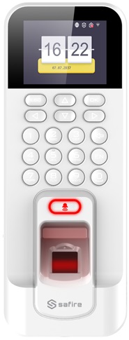 Leitor Biométrico Controlo de Acesso e Presença c/ Cartão EM, Impressão Digital e Password - SAFIRE
