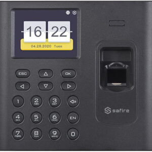 Leitor Biométrico Autónomo de Presença c/ Impressão Digital, Cartão EM e Password - SAFIRE
