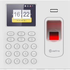 Leitor Biom?trico Aut?nomo de Presen?a c/ Impress?o Digital, Cart?o EM e Password - SAFIRE