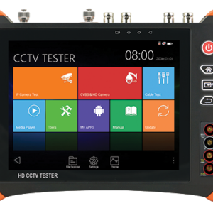 Comprovador CCTV Multifun??es 4K Wi-Fi (Ecr? LCD 8 T?ctil) c/ Mult?metro