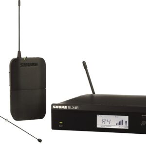 Central Microfone UHF MX53 s/ Fios c/ Microfone Headgege (Preto) - SHURE